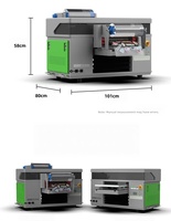 Imprimante jet d'encre UV DTF semi-automatique A3 pour XP600 4060, machine à étiquettes autocollantes en cristal, encre blanche, vernis, 2880 DPI, imprimante à rouleaux