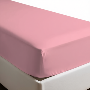 Sábana Ajustable 100% Algodón Rosa Francés Individual 90x190cm - Product Image 3