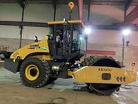 XCMG officiel utilisé XS143J compacteurs de sol de 14 tonnes rouleau compresseur vibrant à tambour unique