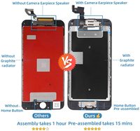 Écrans d'usines pour remplacement de téléphone portable Lcd Iphone 7 7plus 8 8plus série X Oled écran tactile numériseur assemblée