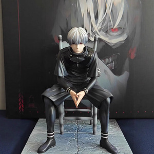 Figura De Kaneki Ken De Tokyo Ghoul | Escala Con Efectos Especiales Y Hezi Morado | Estatua De PVC De 28 Cm Para Coleccionistas