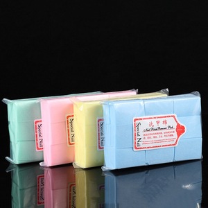 Vente en gros de 600 pièces/sac de lingettes en coton colorées pour dissolvant de vernis à ongles, lingettes pour vernis à ongles en <span class=keywords><strong>gel</strong></span> UV, tampons nettoyants pour vernis à ongles - Product Image 5