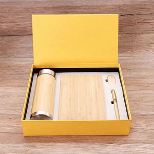 Intelligent Bamboo Thermos Cup and <b>Notebook</b> Gift <b>Set</b> for Christmas Enterprise Business Activities - Product Image 2