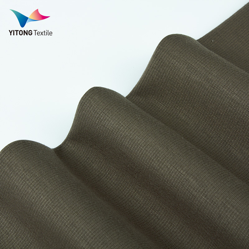 Wholesale 260 Gsm Viscose Polyester Fabric 43% Rayon Viscose 52% Polyester 5% Spandex Fabric for T-shirt