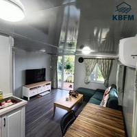 Maison préfabriquée mobile moderne de luxe en conteneur extensible de 40 pieds, 20 pieds, 30 pieds, salle de sport, ferme, salon, cuisine, 2, 3, 4, 5