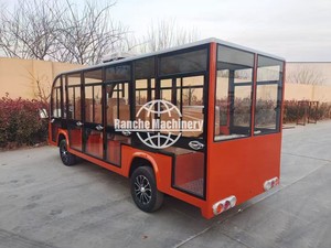 Voiture de golf électrique classique antique et bus de restaurant miniature en acier personnalisé de 8 à 23 places, véhicule de tourisme de luxe vendu en usine - Product Image 6