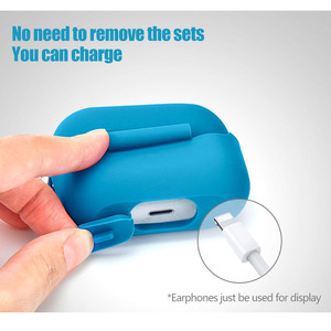 Funda protectora de silicona para Apple <span class=keywords><strong>Airpods</strong></span> <span class=keywords><strong>Pro</strong></span> <span class=keywords><strong>Airpods</strong></span> 3 1:1 - Product Image 3