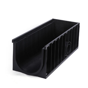 รางระบายน้ำสำเร็จรูปแบบเส้นตรงรูปตัวยู ทำจากเรซิน HDPE สำหรับลานบ้าน - Product Image 2