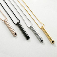 Collier anti-stress en acier inoxydable pour la méditation, la relaxation et la réduction de l'anxiété, pour femmes et hommes