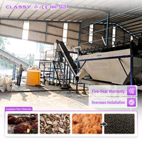 Klasse Palm Sludge Organische Meststof Apparatuur EFB Afval Composteringsmachine Industriële Plantenfabriek Leverancier