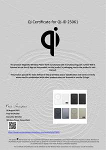 Cargador Inalámbrico Portátil Ultrafino de 15W <span class=keywords><strong>con</strong></span> <span class=keywords><strong>Carga</strong></span> Rápida Qi2 y 5000mah para Teléfono y <span class=keywords><strong>AirPods</strong></span>, Personalizable de Fábrica - Product Image 6