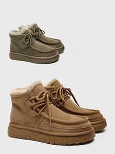 Chaussures décontractées en fourrure d'hiver - bottes épaisses et chaudes pour hommes et femmes - bottes de neige imperméables et tendance pour hommes et femmes - Product Image 3