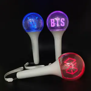 Télécommande K-pop Concert Rgb Bâton lumineux en acrylique BTS Bâton lumineux Kpop personnalisé