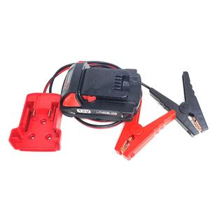 GRZWAYS 2FT Stranded Flat Automotive Booster Jumper Cables 8AWG Silicone Isolation Compatible Milwaukee pour Batteries 18V - Product Image 4