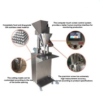 Machine simple de mise en conserve de poudre, machine semi-automatique de remplissage de poudre, machine de remplissage de poudre lyophilisée