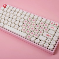 Capuchons de touches de clavier en forme de fleur, profil M-oa, par sublimation PBT, pour clavier mécanique 61/64/68/104/108