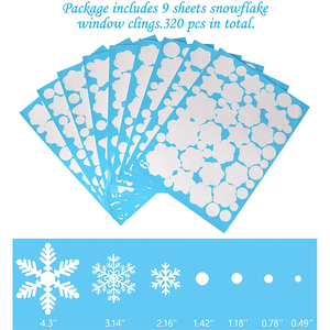 2020 nouveau Joyeux Noël Flocon De Neige Père Noël <span class=keywords><strong>Vitrine</strong></span> Transparente De Noël <span class=keywords><strong>Autocollant</strong></span> - Product Image 3