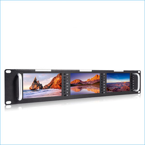 จอภาพ LCD แบบติดตั้งบนแร็คขนาด 5 นิ้ว 2RU 800*480 สำหรับงานออกอากาศ พร้อมช่องต่อ 3G-SDI, <span class=keywords><strong>AV</strong></span> Input และ Output - Product Image 2