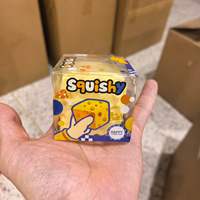 Juguete Antiestrés de Queso Transparente Gigante, Suave y Divertido, Regalo para Fiestas, Venta al por Mayor, Juguetes Sensoriales