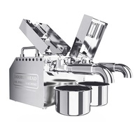 Machine d'extraction d'huile de graines par pressage à froid et à chaud automatique pour arachides, avocats, olives et autres huiles - Capacité de 6 à 8 kg/h, usage domestique