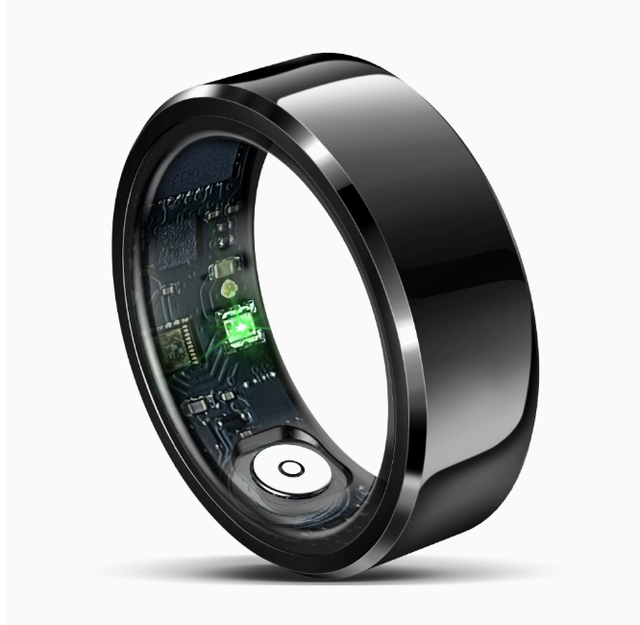 Heart Rate Tracking Sleep Pedometer Blood Oxygen Monitoring Waterproof Sports Smart Ring