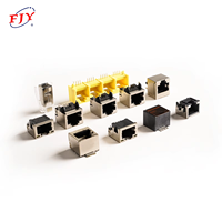 Venta directa de fábrica, enchufe de red, Cable de Internet, conector de puerto de red, enchufe hembra RJ45 Ethernet