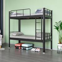 Lit superposé en métal à emplacement compact, meubles de lit superposé moderne, lit double en acier pour adultes et enfants, pour dortoir