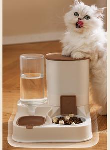Güncellenmiş büyük kapasiteli kaymaz akıllı kontrol otomatik yerçekimi 2 in 1 kolay temiz Pet için mama besleyici Pet su sebili kedi - Product Image 3