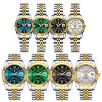 Montres pour amoureux POEDAGAR 910/780, quartz, bracelet en acier inoxydable, montre de luxe pour couple, homme et femme, haute qualité, diamant, date, horloge, Reloj