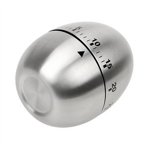 Temporizador de acero inoxidable para cocina, cronómetro mecánico de 60 minutos con alarma y temporizador - Product Image 3