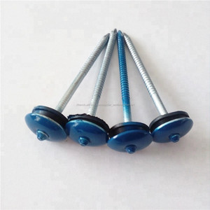 coloré Prix ​​usine le moins cher fer matériel clous <span class=keywords><strong>de</strong></span> toiture galvanisés avec <span class=keywords><strong>tête</strong></span> <span class=keywords><strong>de</strong></span> parapluie - Product Image 5