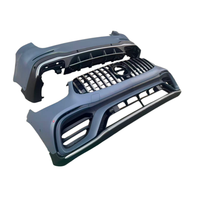 Cocok untuk Mercedes-Benz GLC W253 Upgrade Bumper Depan Lengkap, Grille dan Penyangga untuk GLC63 AMG