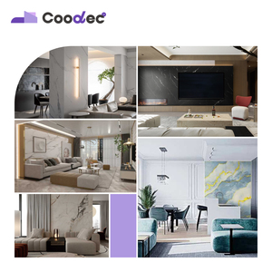 Chất lượng cao có độ bóng cao <span class=keywords><strong>UV</strong></span> ban tấm trang trí nội thất tường <span class=keywords><strong>UV</strong></span> PVC đá cẩm thạch tấm Tường - Product Image 6