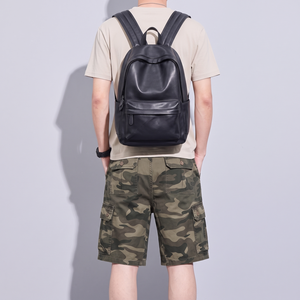 Pantalones Cortos Cargo de Camuflaje Personalizados para Hombre, Cintura Media, Cierre de Botones, Cordón Ajustable, Estilo Urbano, 100% Algodón Canvas, Ropa de Trabajo, Venta al por Mayor OEM TKAN7736 - Product Image 4