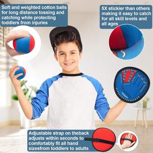 Jeu de lancer et d'attraper la balle, gant de baseball pour enfants de 5 à 7 ans, unisexe, jouet d'<span class=keywords><strong>extérieur</strong></span> en métal, cadeau - Product Image 4