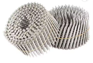 OEM ODM ตะปูม้วนเหล็กชุบสังกะสีก้านเรียบหัวตะปูทั่วไปสำหรับการก่อสร้างไม้มุงหลังคาบรรจุในกล่องทำอินเดีย - Product Image 4