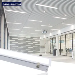 OGJG bateria de emergência teto parede do escritório da escada interior luminárias lineares led batten luz embutida