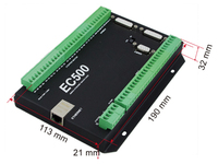 Mach3 Ethernet Carte De Contrôle EC500 CNC routeur 3/4/5/6 Axes Carte De Contrôle De Mouvement 460kHz carte de dérivation pour le BRICOLAGE fraiseuse