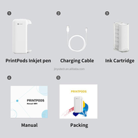Untuk EVEBOT PrintPods Mini printer seluler Inkjet multifungsi portabel dengan Grade WiFi untuk label Logo tato DIY