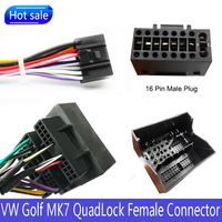 Adaptador de Cableado para Vw, Caja de Bus CAN, Conector de 16 Pines, Cable Android para Auto, para VW Golf MK7 Jetta