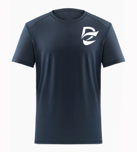 เสื้อยืดกีฬาแขนสั้นโพลีเอสเตอร์ ZEDE แห้งเร็ว ขายส่ง พร้อมโลโก้ที่ไหล่ สามารถปรับแต่งการพิมพ์ได้ จากโรงงานผู้ผลิต - Product Image 5