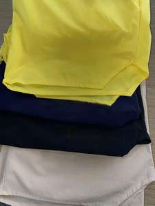 กางเกงขาสั้นผ้ายืดสะท้อนแสงสำหรับผู้ชายแห้งเร็วระบายอากาศได้ดีแบบลำลองมีเชือกผูกกลางสูงสีพื้นเทคนิคการย้อมเป็นที่นิยมในยุโรปสหรัฐ - Product Image 3