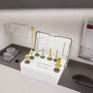 Kit profesional de fresas de diamante para implantes dentales con acceso lateral y elevación de seno, juego de instrumentos quirúrgicos de precisión de acero inoxidable - Product Image 2