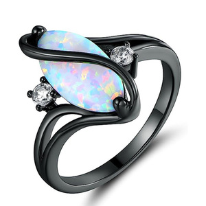 Marquise Shape <b>S</b> Curve <b>Ring</b> Creative Design Finger <b>Ring</b> for <b>Men</b> and Women - Product Image 1