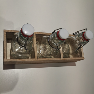 Swing Top Jar Swing Top Thick Glass Transparent Spice Storage Bottle Glass Jar