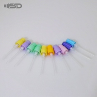 Botol sampel Kaca 1ml Logo kustom dengan kemasan parfum Eye Drop krim wajah pompa penyemprot dapat disegel