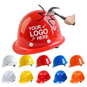 Cascos de Seguridad Personalizados al por Mayor - Casco de Construcción de ABS con Logotipo, Equipo de Protección Industrial para Obras de Construcción - Product Image 1