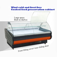 Congélateur horizontal à compartiment supérieur Kenkuhl 410L, congélateur commercial pour crème glacée et viande