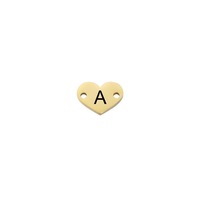 Neue Persönlichkeit einfache Edelstahl Galvanik ofen 18k Liebe Pfirsich Herz Laser Brief Anhänger DIY Schmuck Zubehör