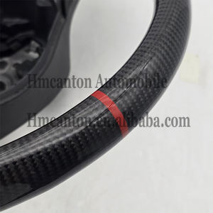 Vente en gros à bas <span class=keywords><strong>prix</strong></span> Volant en fibre de carbone en cuir perforé pour Volkswagen <span class=keywords><strong>Golf</strong></span> 6 Volant de voiture - Product Image 2